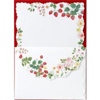 包む ミニレターセット ストロベリー TL038 1個