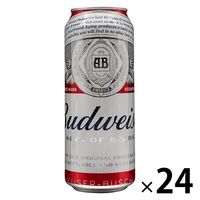 ビール　500ml 40本 輸入ビール ビール バドワイザー 500ml 1ケース（24本） - アスクル
