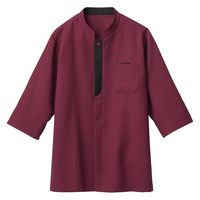 サーヴォ ”吸汗速乾・軽量” スタンドカラーショップコート L エンジ BC0600-E9 1着（直送品）