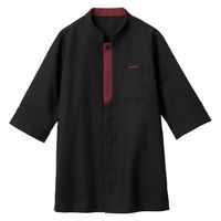 サーヴォ ”吸汗速乾・軽量” スタンドカラーショップコート L ブラック BC0600-B9 1着（直送品）