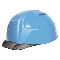 DICプラスチック 軽神 軽量 通気孔付 クリアバイザーヘルメット ライトブルー/スモーク AA23-CV(LB/SM) 1個（直送品）