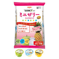 日清 介護 介護食品 高齢者 介護食  ゼリー MCT 日清オイリオグループ MCT入りミニゼリーミックスピンク 020272 1袋