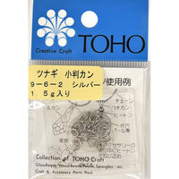 TOHO(トーホー) TOHO ツナギ 小判カン 約5×4mm シルバー 1.5g入り 9-6-2S 1箱(5枚入)（直送品）
