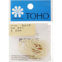 TOHO(トーホー) TOHO 丸型パール 外径約10mm 銀 約16ヶ入り No.300 PA-MAR10-300 1箱(5枚入)（直送品）