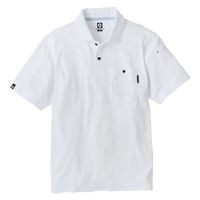 コーコス信岡　GLADIATOR  G-1687  ＭＡＸＤＲＹ ＩＣＥ冷感半袖ポロシャツ  S ホワイト 1着（直送品）