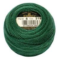 ディー・エム・シー DMC 8番糸 刺繍糸 パールコットンボール #319 DMC8-319 1箱/10玉入（直送品）