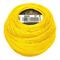ディー・エム・シー DMC 8番糸 刺繍糸 パールコットンボール #444 DMC8-444 1箱/10玉入（直送品）