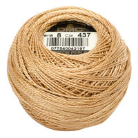 ディー・エム・シー DMC 8番糸 刺繍糸 パールコットンボール #437 DMC8-437 1箱/10玉入（直送品）