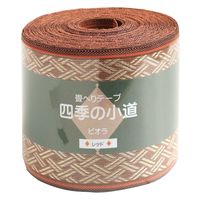 日本紐釦貿易(Nippon Chuko) 手芸用畳へり ビオラ レッド 巾8cm×10m巻 1巻 HER781 1セット(10m/1巻)（直送品）
