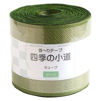 日本紐釦貿易(Nippon Chuko) 手芸用畳ヘリ キューブ グリーン 巾8cm×10m巻 1巻 HER941 1セット(10m/1巻)（直送品）