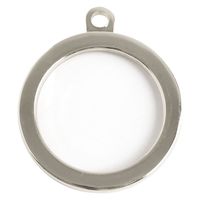 日本紐釦貿易 日本紐釦貿易(Nippon Chuko) ルーペレンズ単品 φ4cm シルバー 1個 SV4-S 1セット(5個)（直送品）