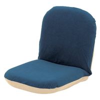モリイコ スモールリクライニング座椅子(ブルー) 10221169 1個（直送品）