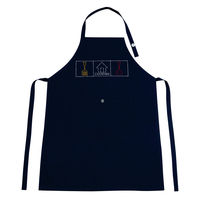 レア　STANDARD ロゴ入り ネイビーエプロン 楽天市場】大きいサイズ レディース はっ水加工ポケットいっぱい