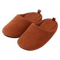 センコー SDS スムージィパイル スリッパ L:約24-26cm テラコッタ BBC231020 1足（直送品）