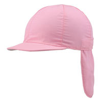 NATIONAL HAT(ナショナルハット) 帽子 ブロードカラー(タレ付き) ピンク N749 1セット（5個）（直送品）