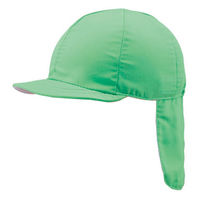 NATIONAL HAT(ナショナルハット) 帽子 ブロードカラー(タレ付き) キミドリ N749 1セット（5個）（直送品）