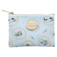 ミニポーチ mofusand モフサンド ライトブルー S2331667 1個