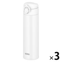サーモス 真空断熱ケータイマグ 500ml ホワイト JOK-500 WH 1セット（3個）