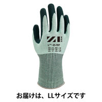 【耐切創手袋】ウィード 耐切創レベルD ニトリル背抜き ZI-787 LL 1双