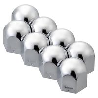 パーマンコーポレーション ナットキャップ 41mm クロームメッキ仕上げ 高級光沢磨き 8ヶ入 リア 1210220000 1個（直送品）