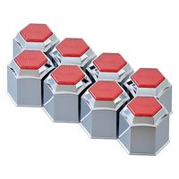 パーマンコーポレーション プラナットキャップ 41mm 8ヶ入 大型車用 赤色レンズ付 フロント 1213631000 1個（直送品）