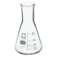柴田科学 柴田 三角フラスコ(目安目盛付) 24910803 50ML(010530-50A) 1個（直送品）