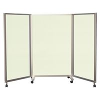 東京ブラインド工業 吸音3連スクリーン(抗ウイルス・制菌 両面吸音 25304001 FTSV211413(ライトグリーン) 1台（直送品）