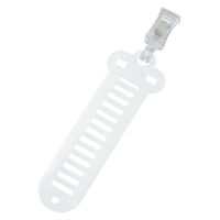 松吉医科器械 マツヨシ クリップ付結束バンド 25330000 MY-7020W(ホワイト)10コイリ 1箱(10入)（直送品）