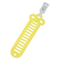 松吉医科器械 マツヨシ クリップ付結束バンド 25330003 MY-7020Y(イエロー)10コイリ 1箱(10入)（直送品）