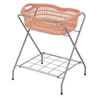 マツヨシ マツヨシSN脱衣カゴ(1段) 24450004 SN-BK02PO(ペールオレンジ) 1台（直送品）