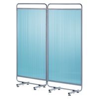 西村製作所 エレガントスクリーンW W 24321901 クリアブルー W1430XD300XH1466MM 1台（直送品）