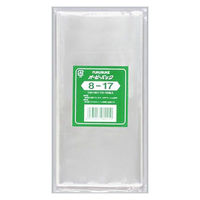 福助工業 テープ無 OPP袋 オーピーパック No.8-17 100枚入 00096034 1ケース(10個(1個×10)（直送品）