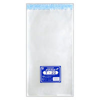 福助工業 テープ有 OPP袋 オーピーパック T-22 100枚入 00096079 1ケース(10個(1個×10)（直送品）