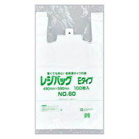 福助工業 レジ袋 レジバッグ 関東 No.60E 00145297 1ケース(1000個(100個×10)（直送品）