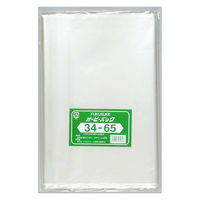 福助工業 テープ無 OPP袋 オーピーパック No.34-65 50枚入 00107475 1ケース(10個(1個×10)（直送品）
