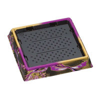 福助工業 寿司桶 新角桶9H-T 蒔絵紫 00271206 1ケース(300個(10個×30)（直送品）