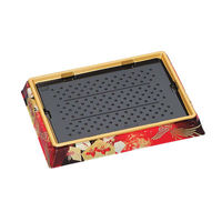 福助工業 寿司桶 新角桶150H-T 鳳凰赤 00271830 1ケース(240個(10個×24)（直送品）