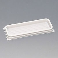 福助工業 サンドイッチ容器 Fパレ W-90 白 00275088 1ケース(1200個(50個×24))（直送品）