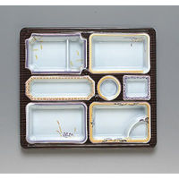 福助工業 仕出し弁当容器 YN-570H あずさ 00418521 1ケース(160個(20個×8)（直送品）