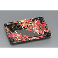 福助工業 どんぶり容器 福角丼20-15H 光彩赤 00457021 1ケース(800個(50個×16)（直送品）