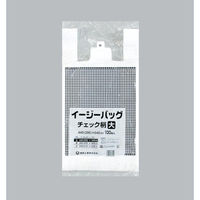 福助工業 レジ袋 イージーバッグ チェック(大) 00467593 1ケース(1000個(100個×10)（直送品）