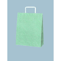 福助工業 紙手提げ袋 ラッピーバッグ No.4 しぼりグレー 00481845 1ケース(300個(50個×6)（直送品）