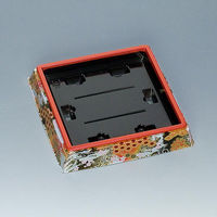 福助工業 寿司桶 新角桶9H ひとえ赤 00507939 1ケース(300個(10個×30)（直送品）