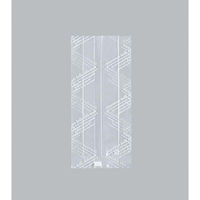 福助工業 合掌袋 合掌ガゼット袋 GT(透明タイプ) No.22 パリ白 バラ 00548180 1ケース(100個(1個×100)（直送品）