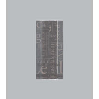 福助工業 合掌袋 合掌ガゼット袋 GT(透明タイプ) No.22洋柄ブラウン 00555095 1ケース(5000個(100個×50)（直送品）