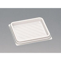 福助工業 サンドイッチ容器 Fパレ W-80 白 00573510 1ケース(1200個(50個×24))（直送品）