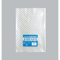 福助工業 テープ無 OPP袋 オーピーパック 水玉白 No.20-30 50枚入 00580764 1ケース(10個(1個×10)（直送品）