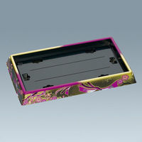 福助工業 寿司桶 新角桶310H 蒔絵紫 00588008 1ケース(160個(10個×16)（直送品）