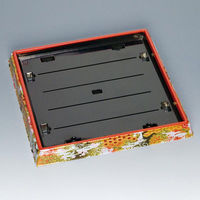 福助工業 寿司桶 新角桶40H ひとえ赤 00601064 1ケース(120個(10個×12)（直送品）