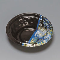 福助工業 どんぶり容器 福丸丼160H ひとえ青 00605922 1ケース(600個(50個×12)（直送品）